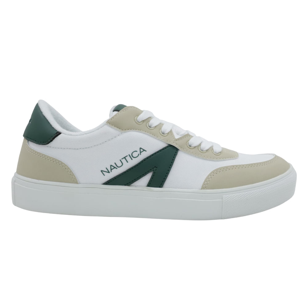 Zapato deportivo casual Nautica blanco para hombre