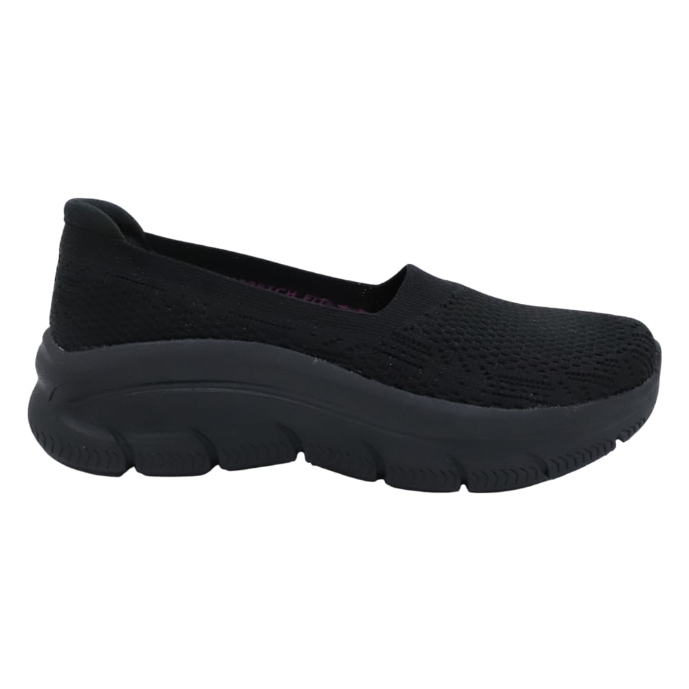 Zapato casual Skechers Modern color negro para mujer