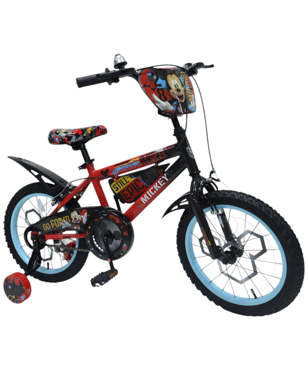Bicicleta Mickey Mouse Rin 16 standard deluxe para niño