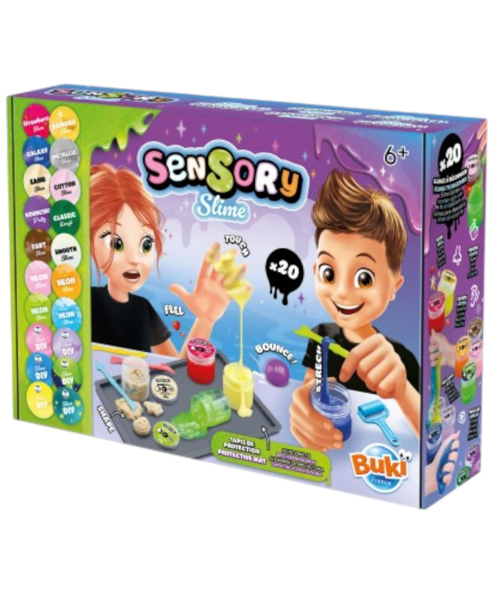 Buki kit de juguete descubre y mezcla sensorial slime