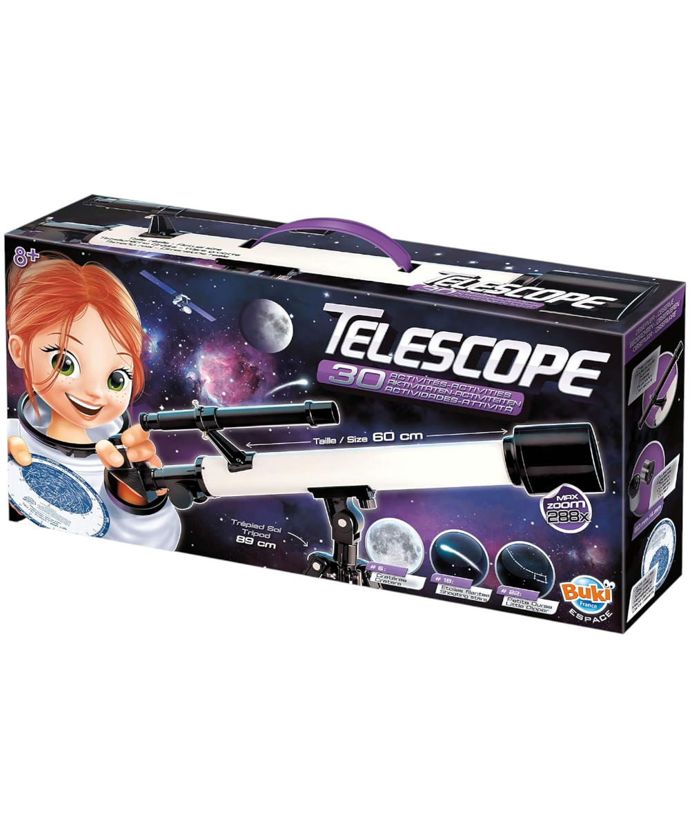 Buki kit de juguete telescopio 30 actividades