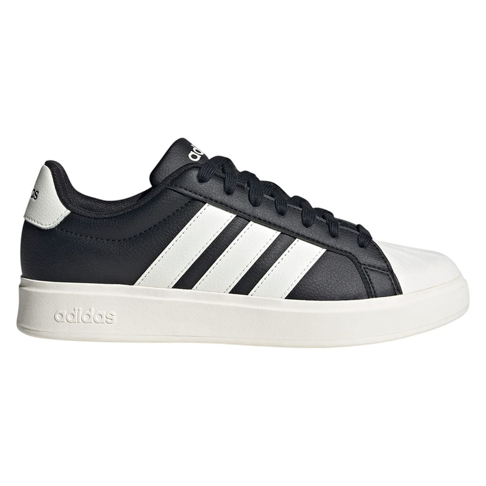Zapato Adidas Streettalk casual color negro para mujer