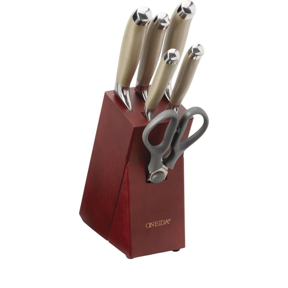 Set de 7 cuchillos Oneida de acero inoxidable