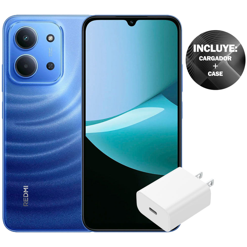 Celular Xiaomi Redmi 15C 256 GB 8 GB RAM Pantalla 6.9" (17.53 cm) MediaTek Helio G81-Ultra Gran Batería Cámara Posterior 50 MP