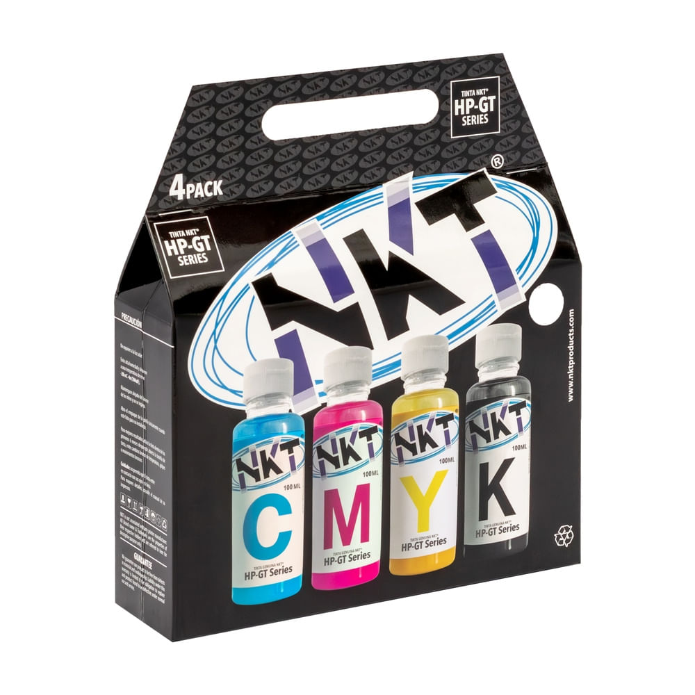 Tinta NKT 100ml 4pack equivalente HP GT Series