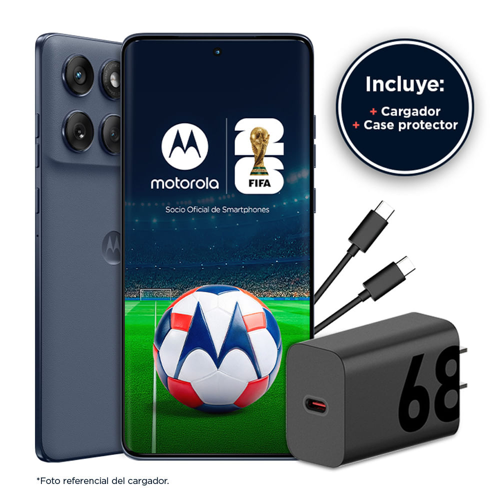 Celular Motorola Edge 60 Fusion PB7D0029CR 256 GB 8 GB RAM 6.7" (17.02 cm) MediaTek Dimensity 7300 Desempeño de alto nivel Cámara Posterior 50MP