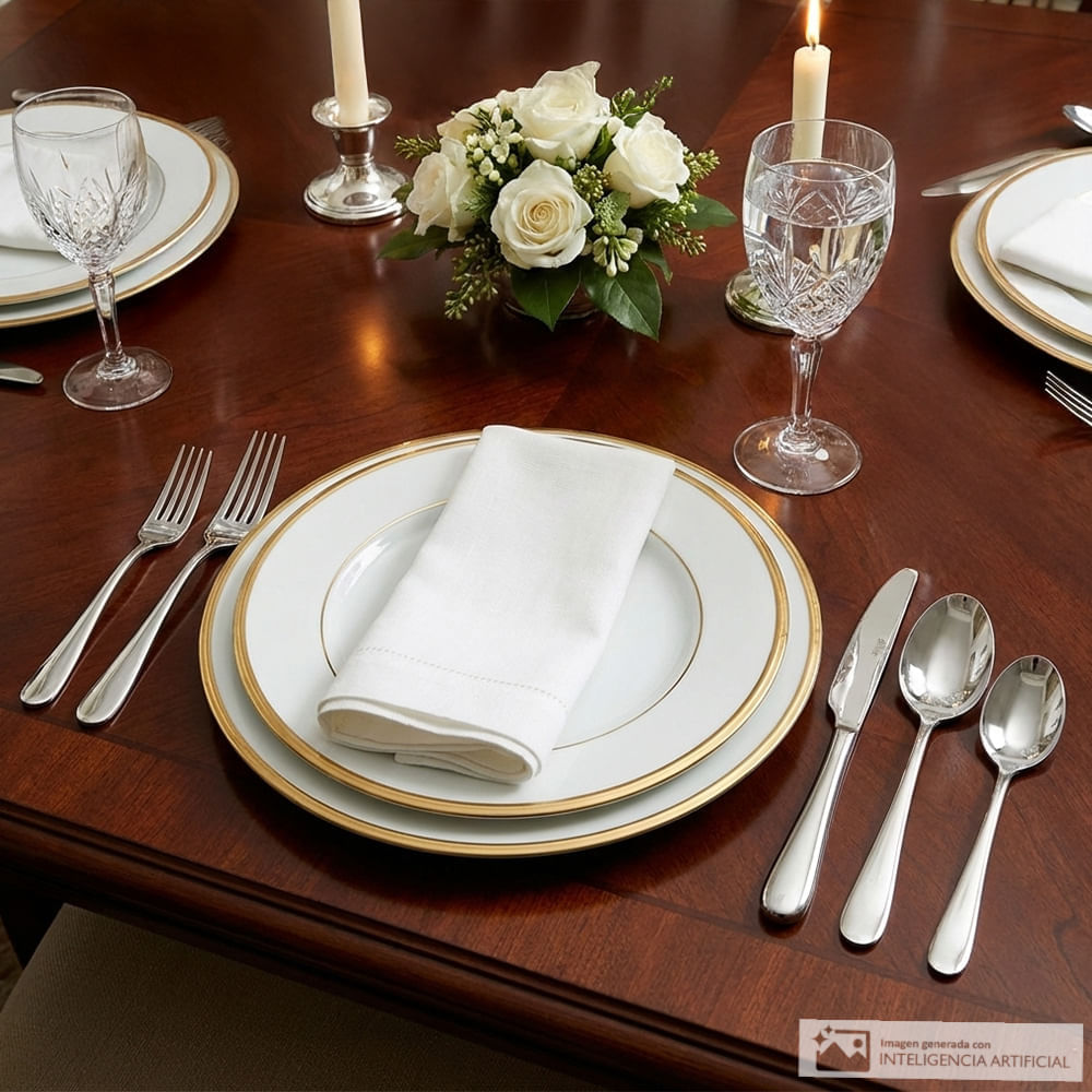 Set de cubiertos Gibson claudine 20 piezas de acero inoxidable