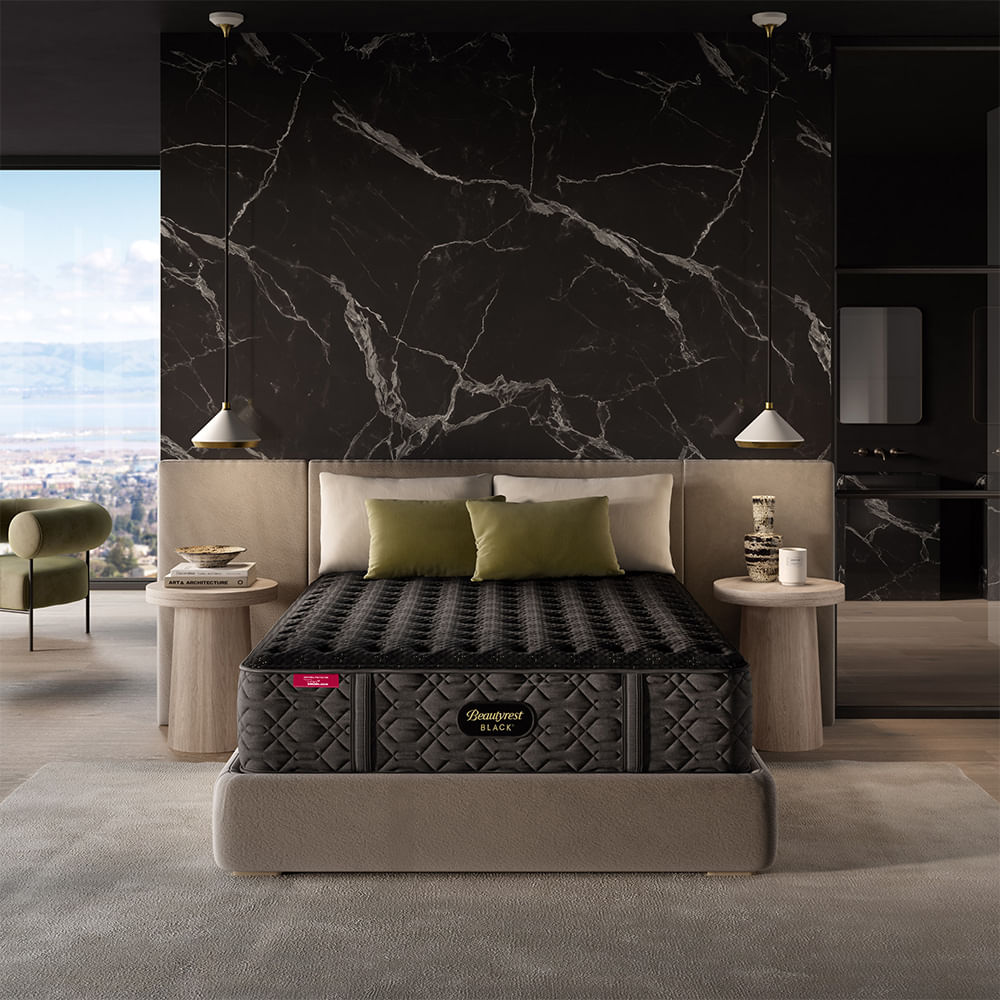 Cama Simmons Black Serie 2 confort firme
