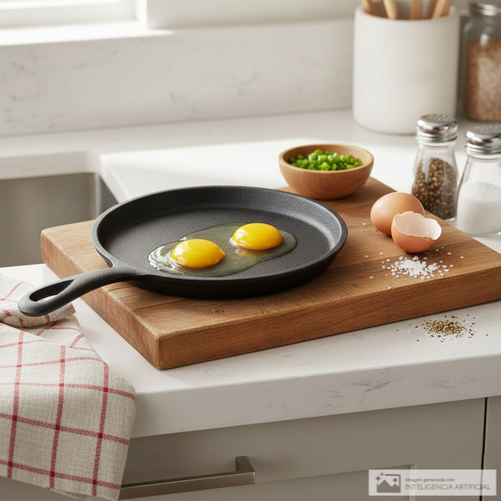 Sartén Hamilton beach de hierro fundido 26 cm