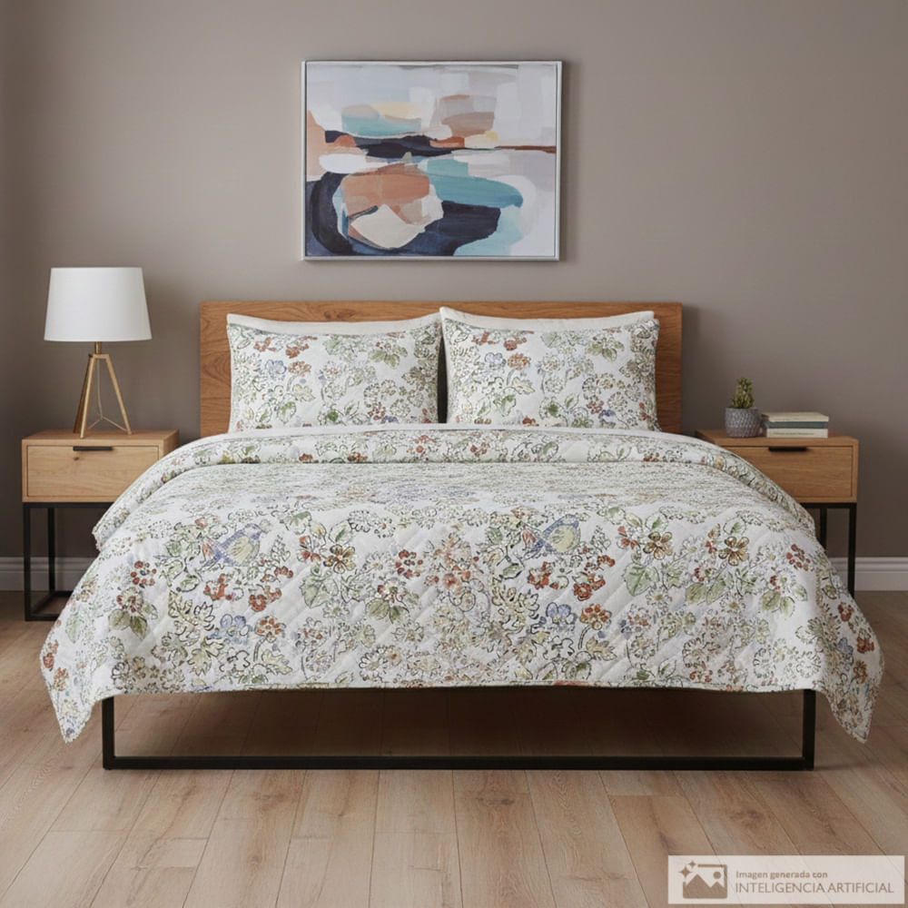 Cubrecama Detalles de poliéster estampado silvestre