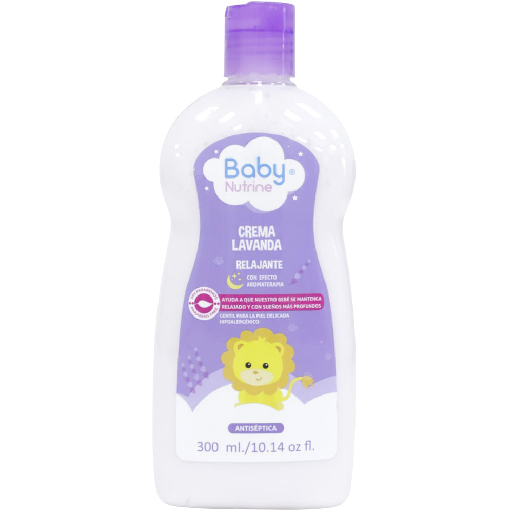 Crema relajante de lavanda Baby Nutrine 300 ml para bebé