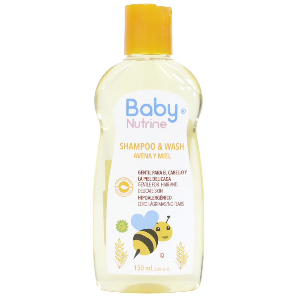 Shampoo Baby Nutrine de avena y miel 150 ml para bebé