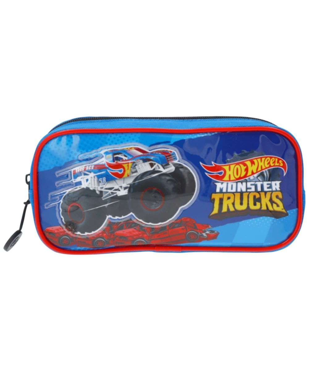 Estuche infantil Hot Wheels Monster Trucks