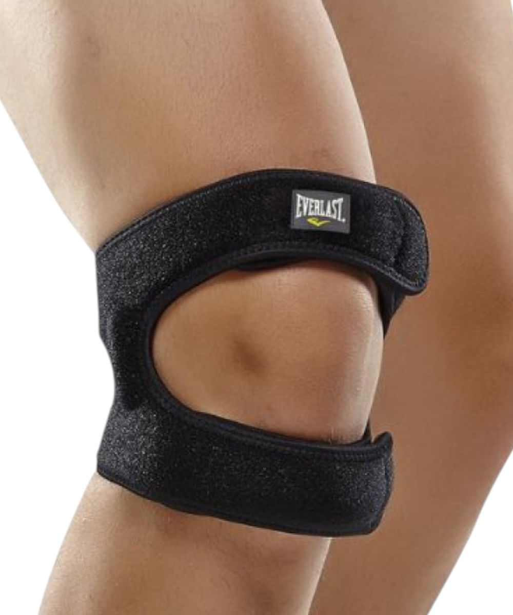 Soporte de rodilla Everlast doble ajuste talla S/M negro
