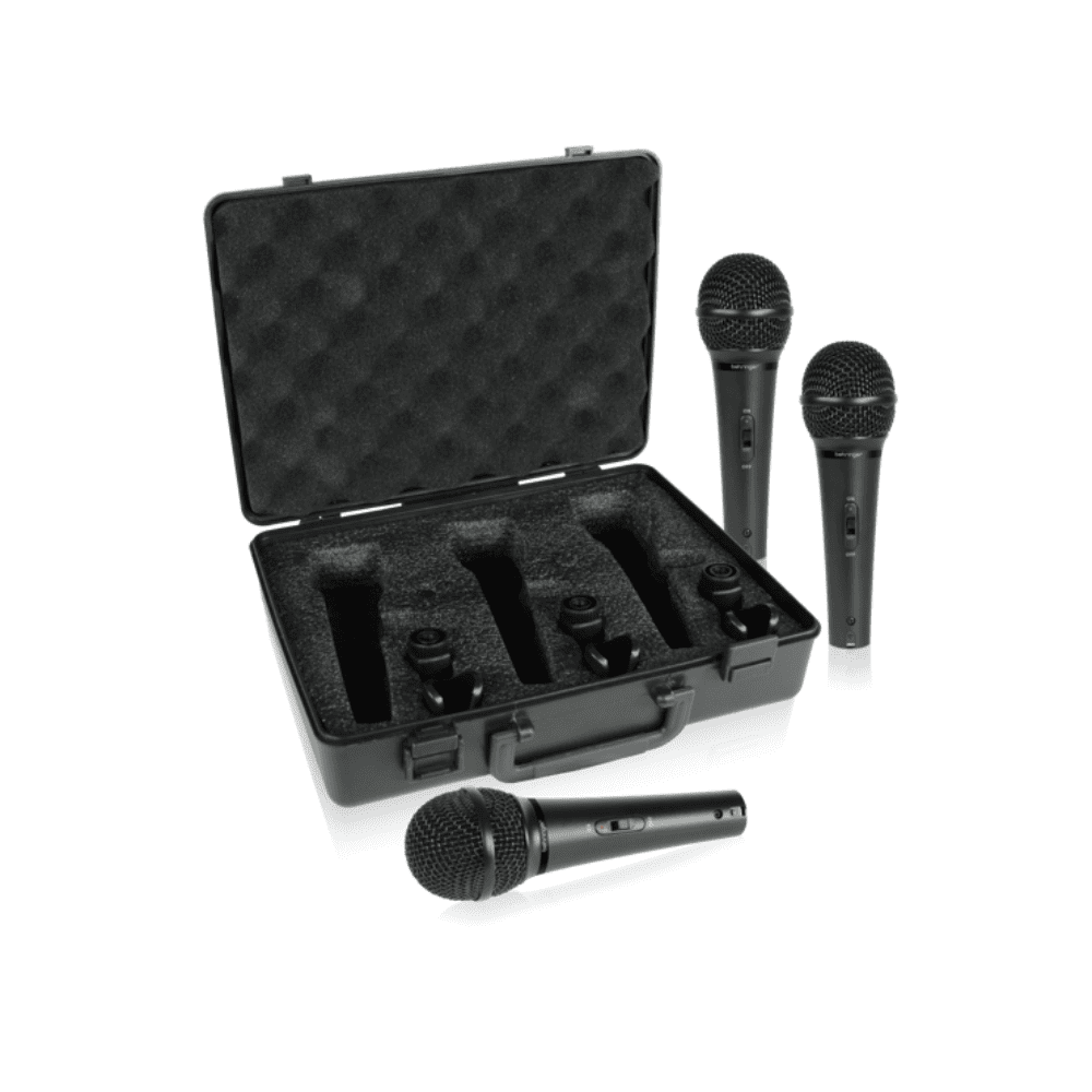 Pack de 3 micrófonos Behringer dinámicos