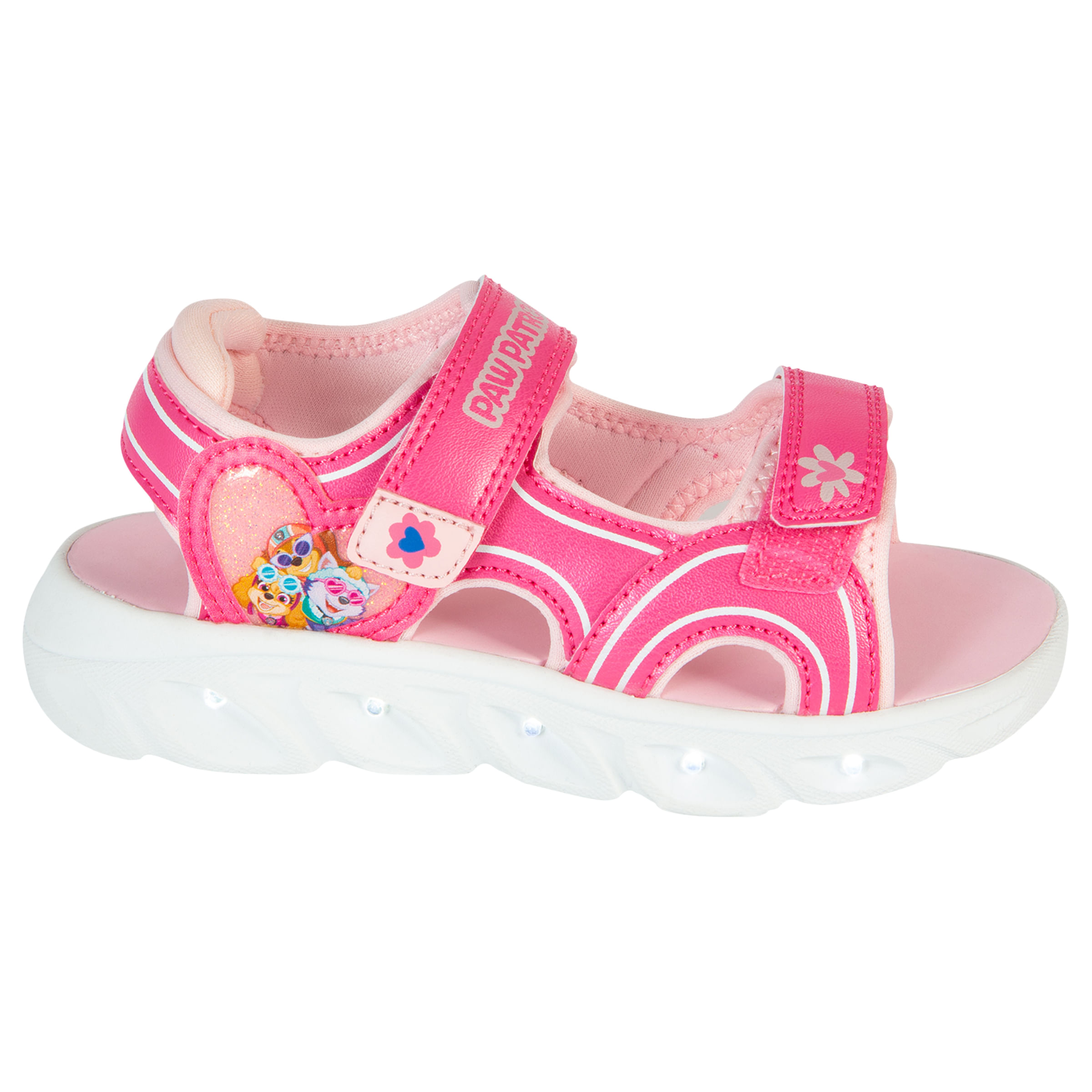 Sandalias Con Diseño De Paw Patrol Para Niña Pequeña Rosa Nickelodeon 201344