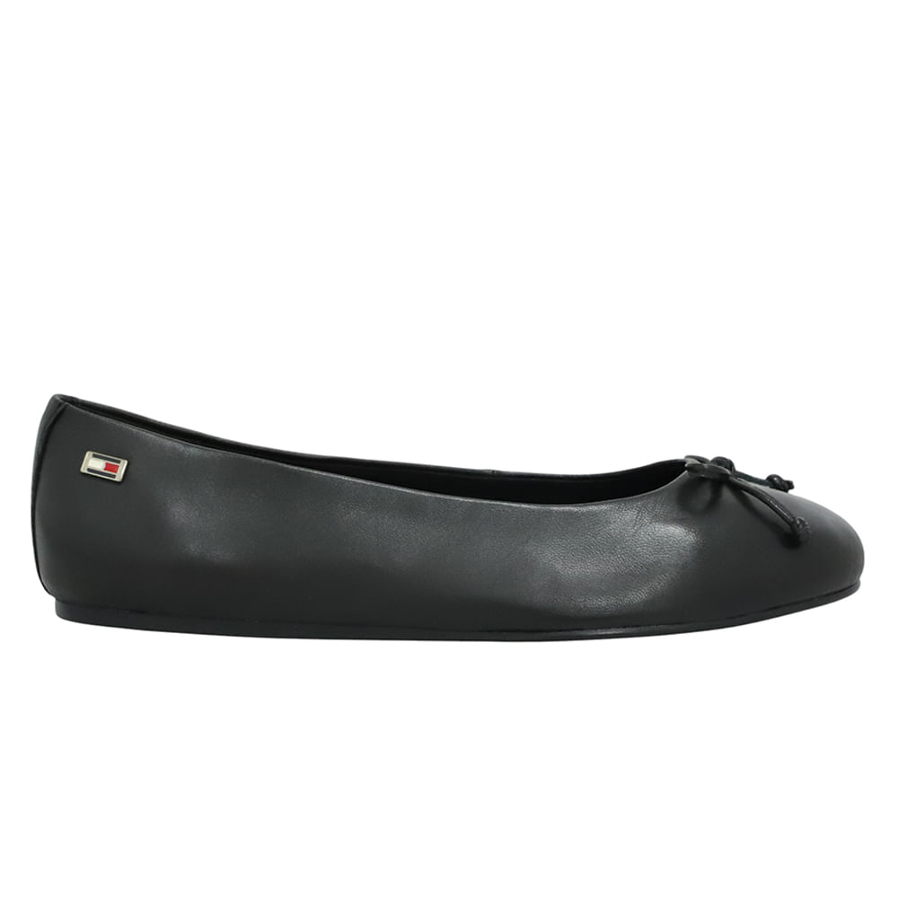 Ballerina casual Tommy Hilfiger color negro para mujer