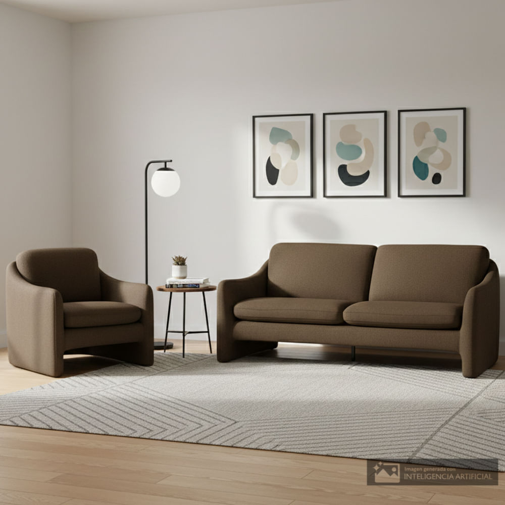 Set sofá + sillón individual