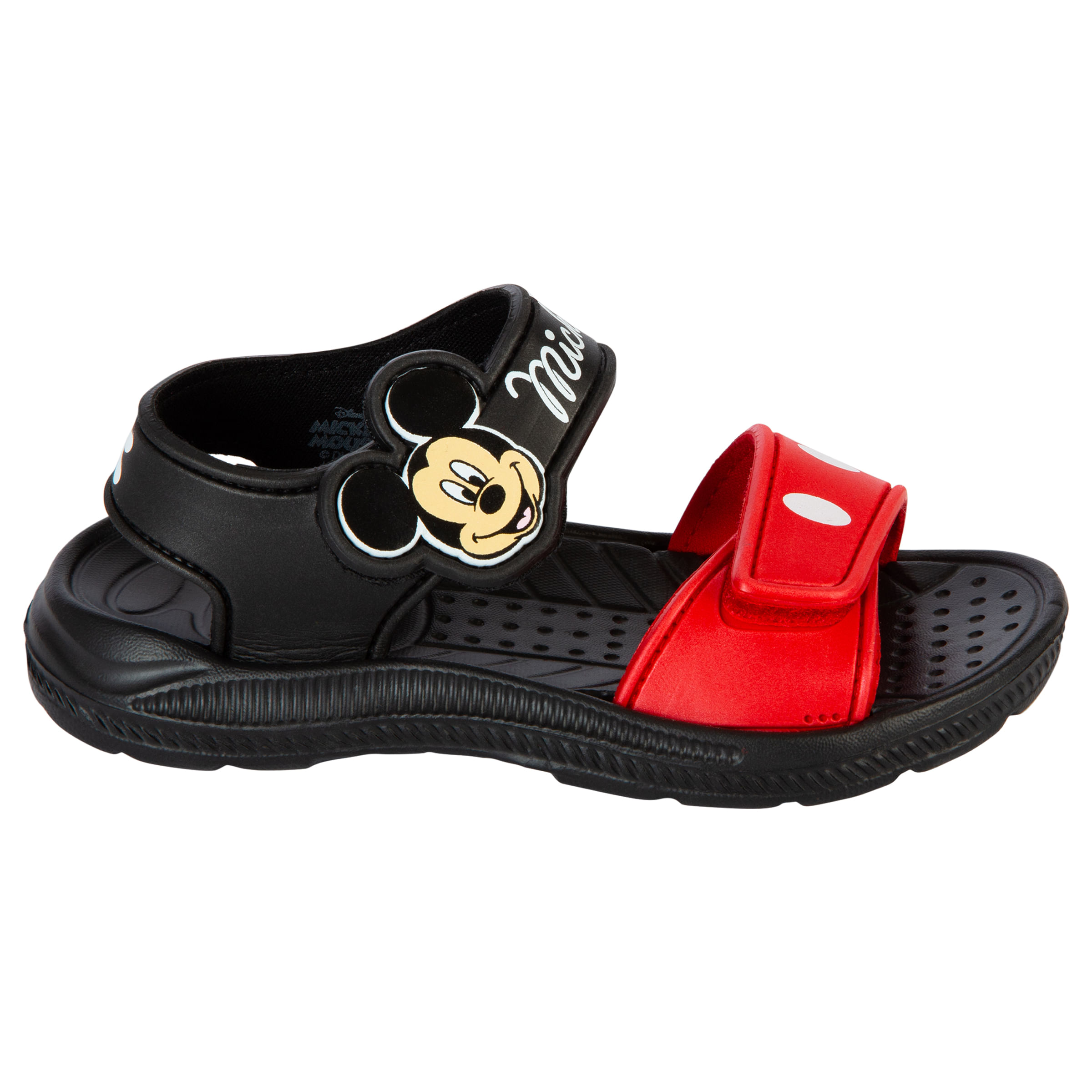 Sandalias Con Diseño De Mickey Para Niño Pequeño Negro Disney 201066