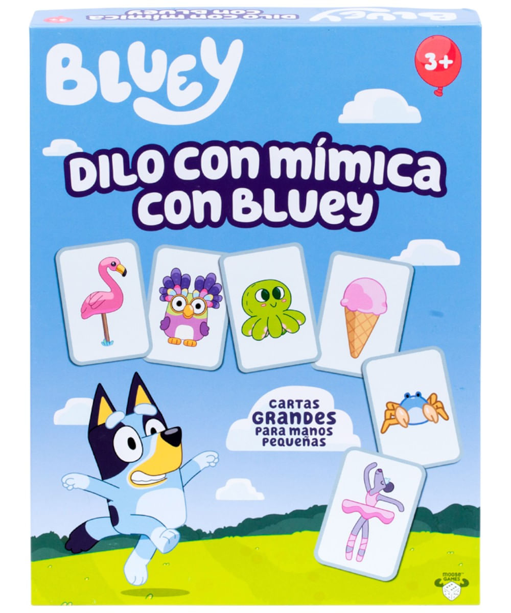 Bluey juego de charadas