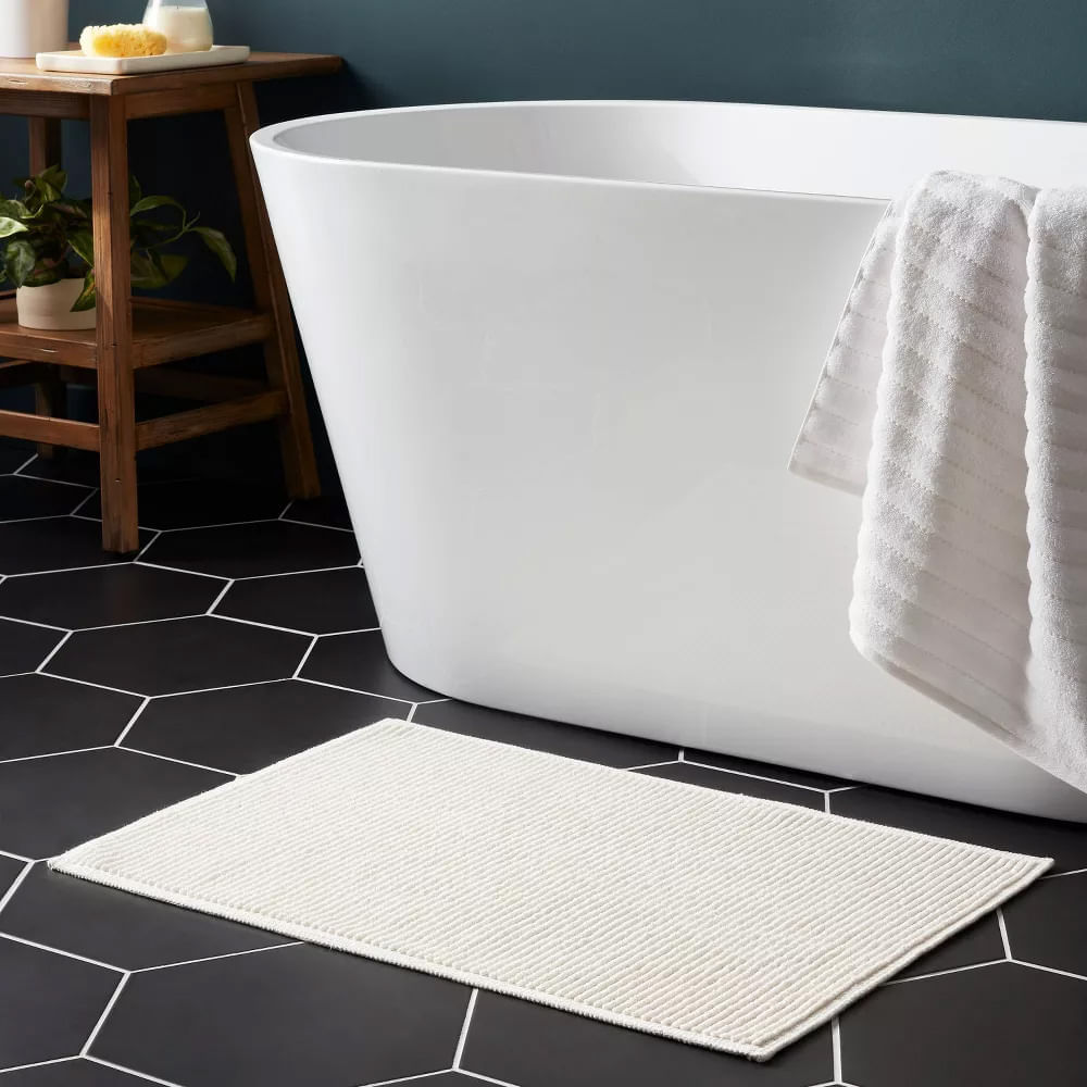 Alfombra de algodón para baño 51x76 cm