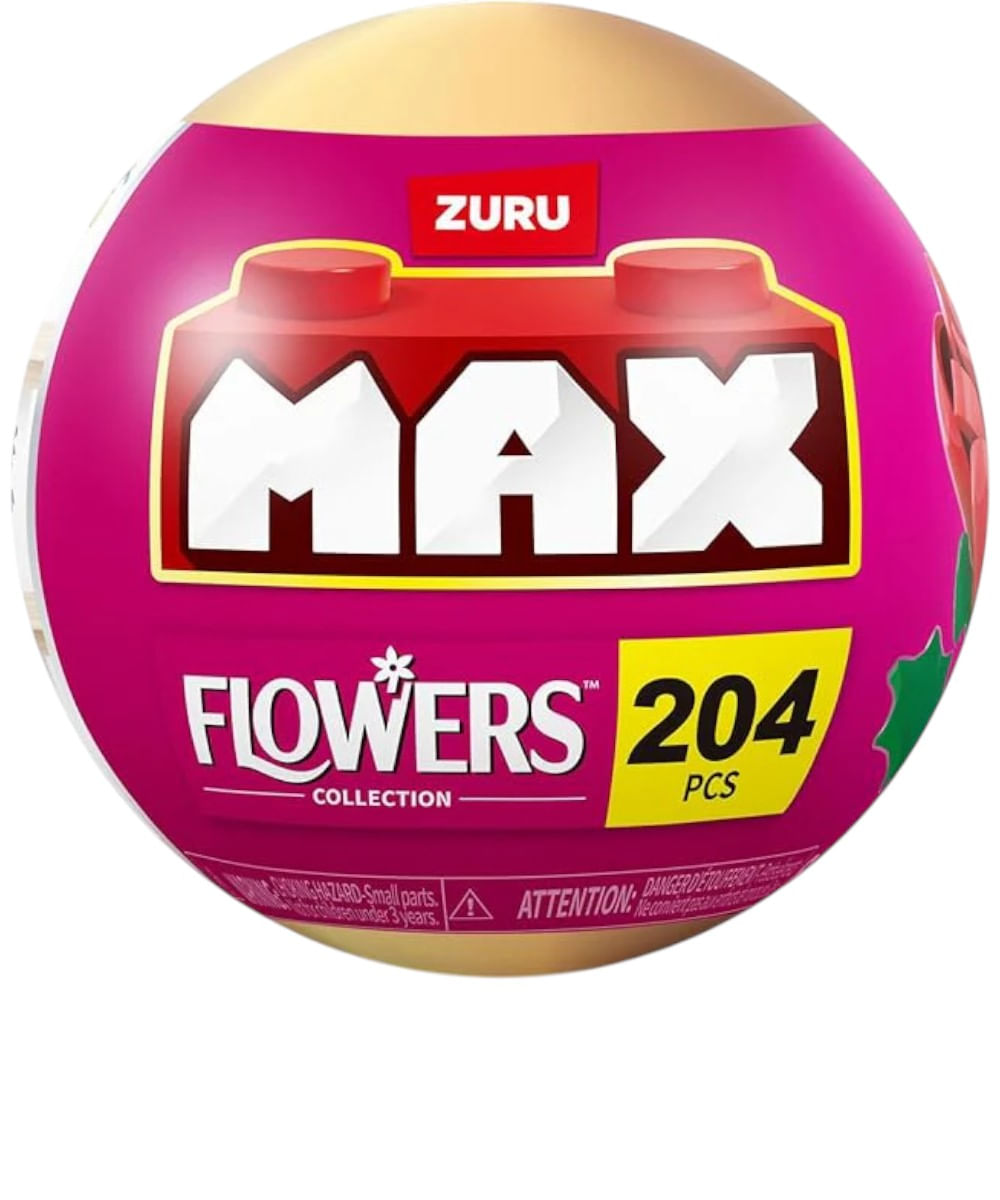 Zuru Max bloques de construcción flor tallo largo cápsula sorpresa