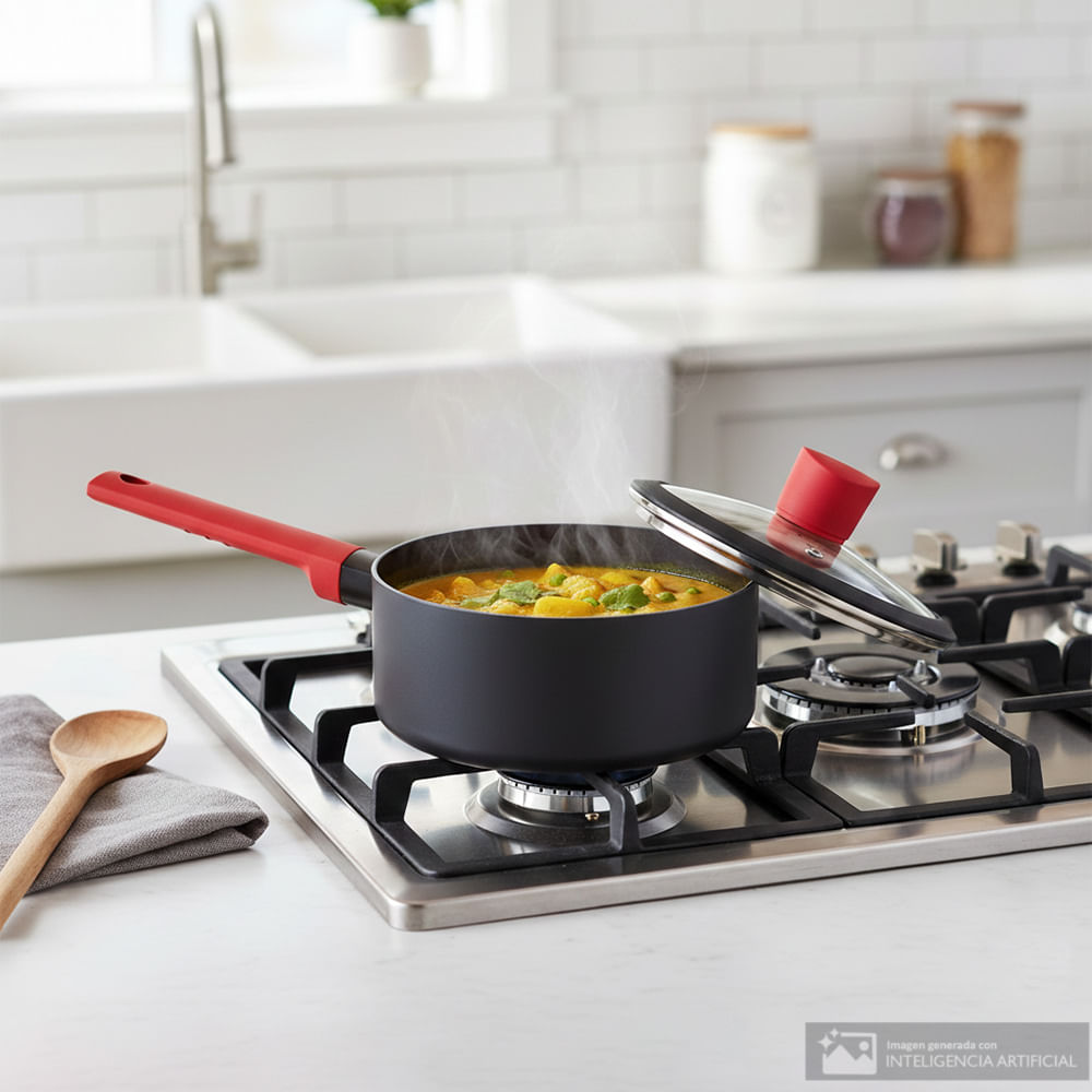 Olla salsera H&H de aluminio colección Pulse induz 16 cm