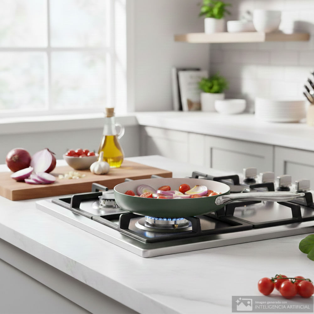 Sartén H&H de aluminio colección Padella 30 cm