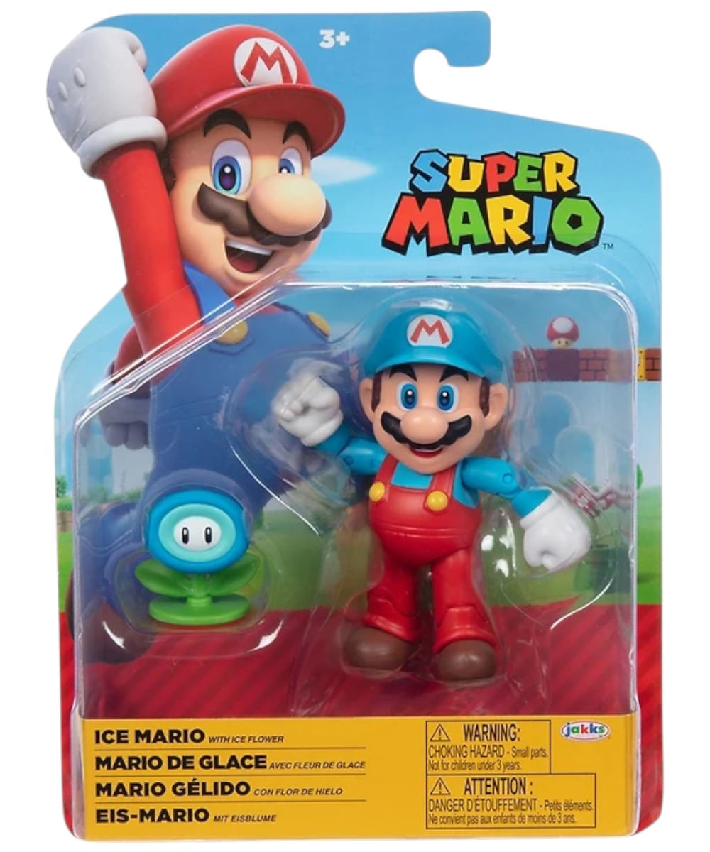 Super Mario figura articulada 10 cm con accesorio