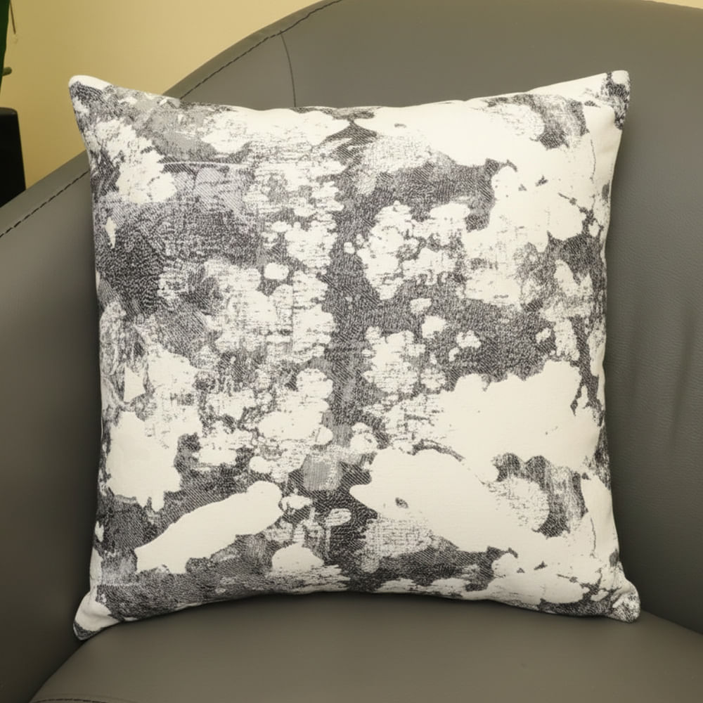 Cojín cuadrado jacquard abstracto 40x40 cm