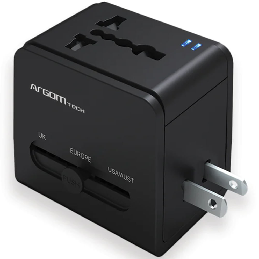 Cargador de viaje universal USB-C 20W y USB QC 3.0 18W