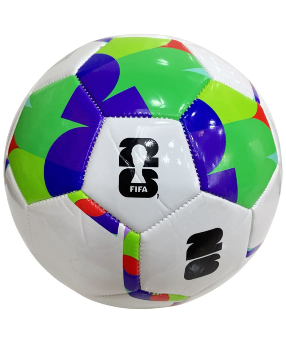 Balón de la Copa Mundial 2026 blanco y verde #5