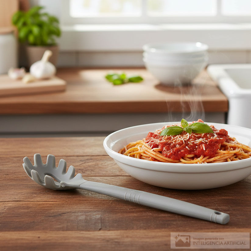 Cuchara de plástico para pasta 32 cm