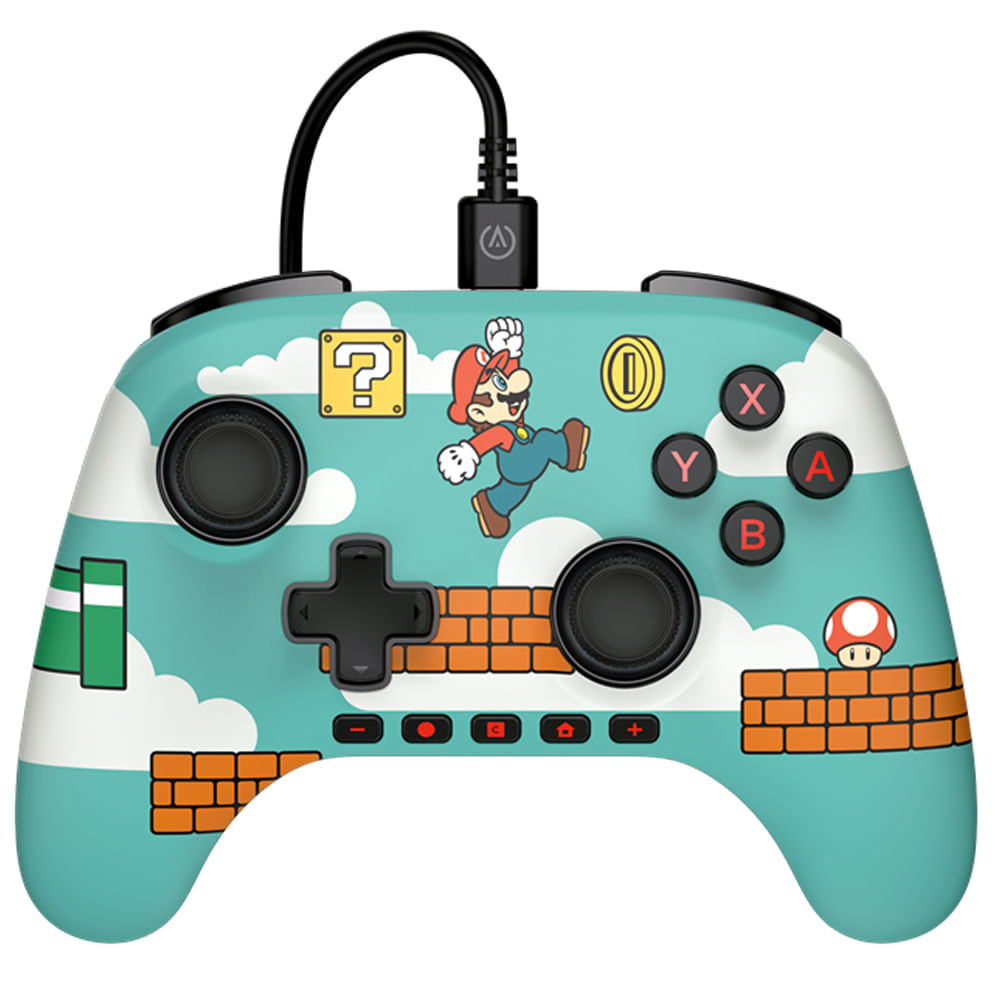 Control cableado PowerA Mario Time para Nintendo Switch 2