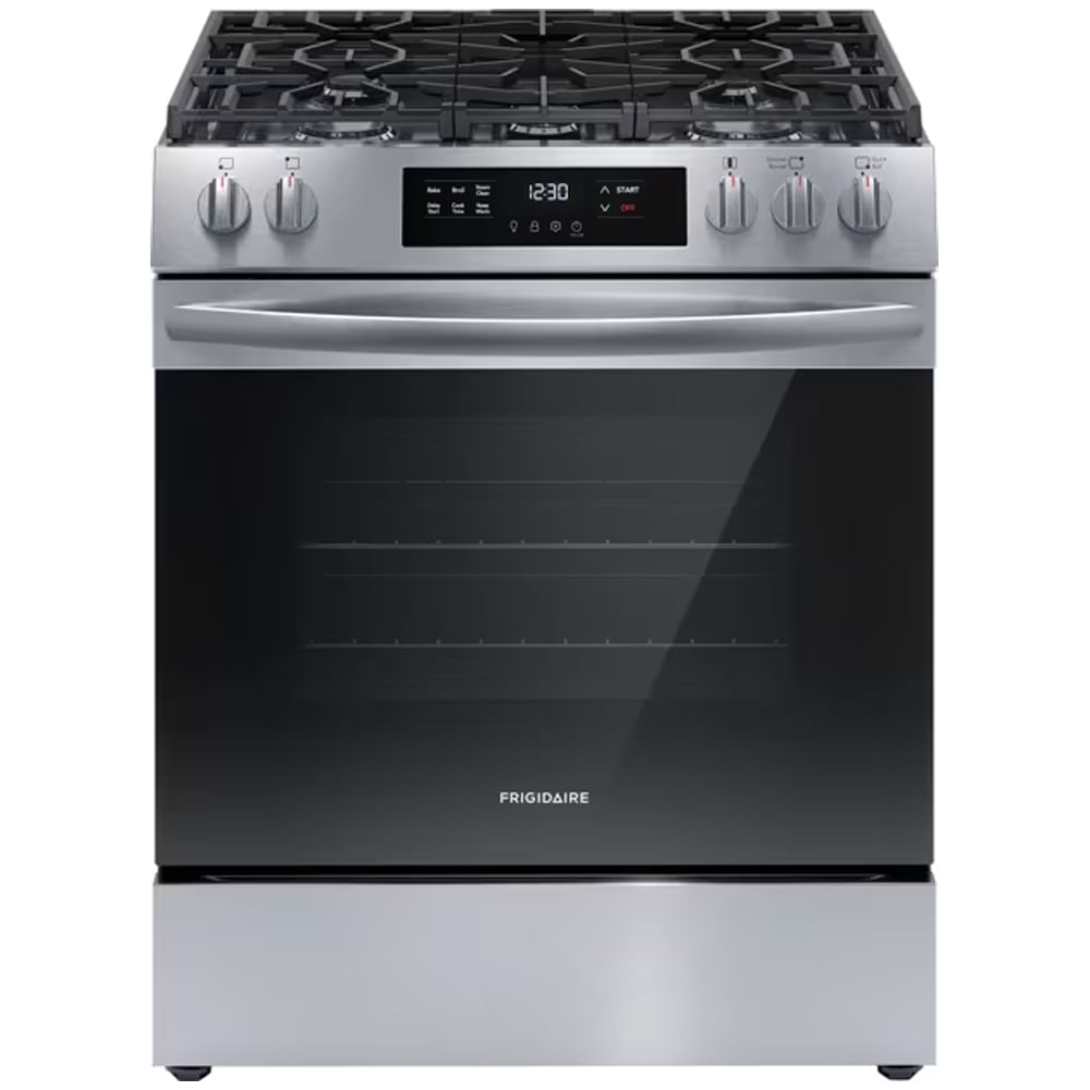 Cocina a gas 5 quemadores con horno 76.2 cm (30") FCFG3062AS Frigidaire
