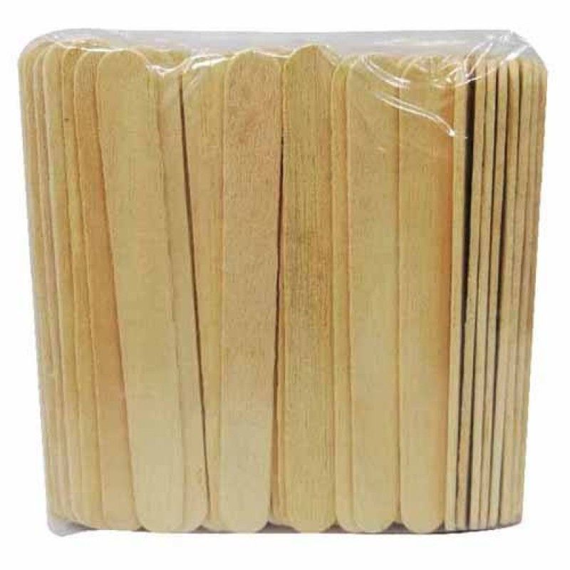 Paletas de madera buho natural (paquete de 100)