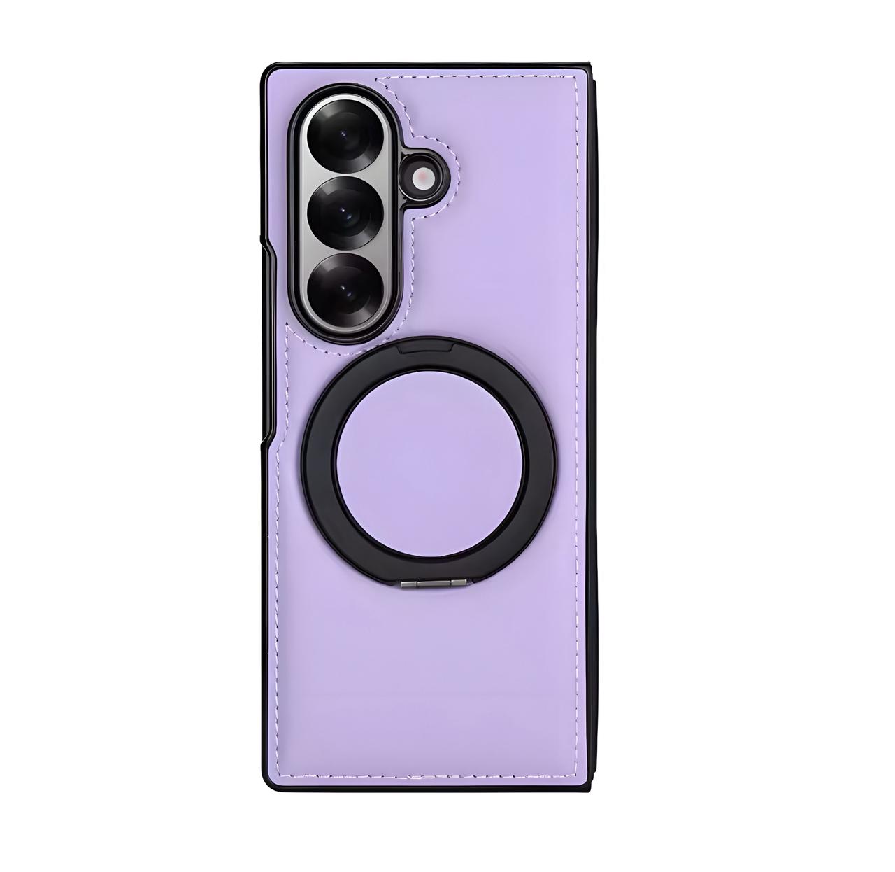 Protector y holder morado para Samsung Z Fold 7
