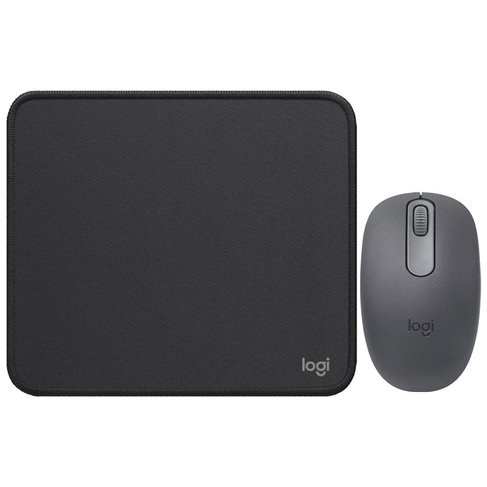 Combo Logitech mouse M196 + mouse pad Serie Studio