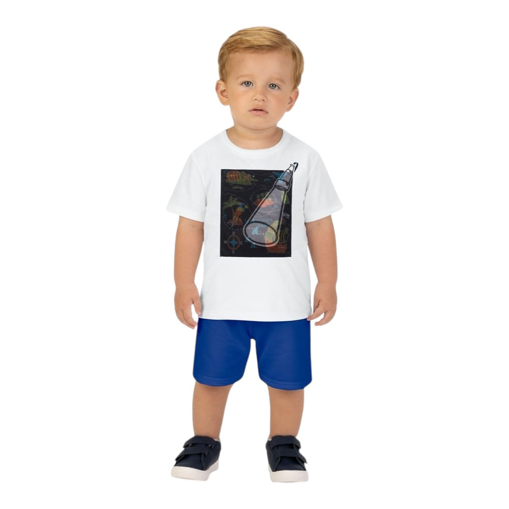 Conjunto de 2 piezas multicolor con estampado para niño
