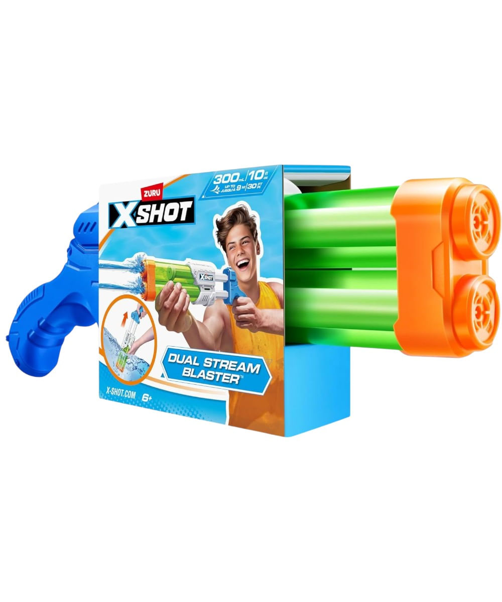 Zuru Lanzador de agua X-Shot de doble chorro