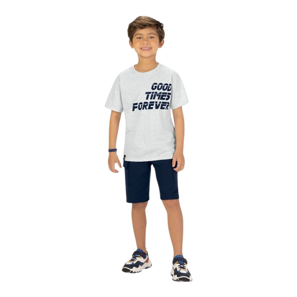 Conjunto de 2 piezas multicolor estampado para niño