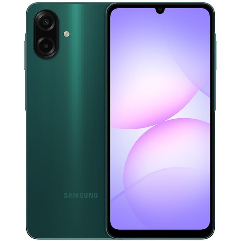 Celular Samsung A07 128 GB 4 GB RAM Pantalla 6.7" (17.02 cm) Octa-Core Conectividad 4G Cámara Posterior 50 MP CELULAR 6.7" GALAXY A07 4GB-128GB VERDE