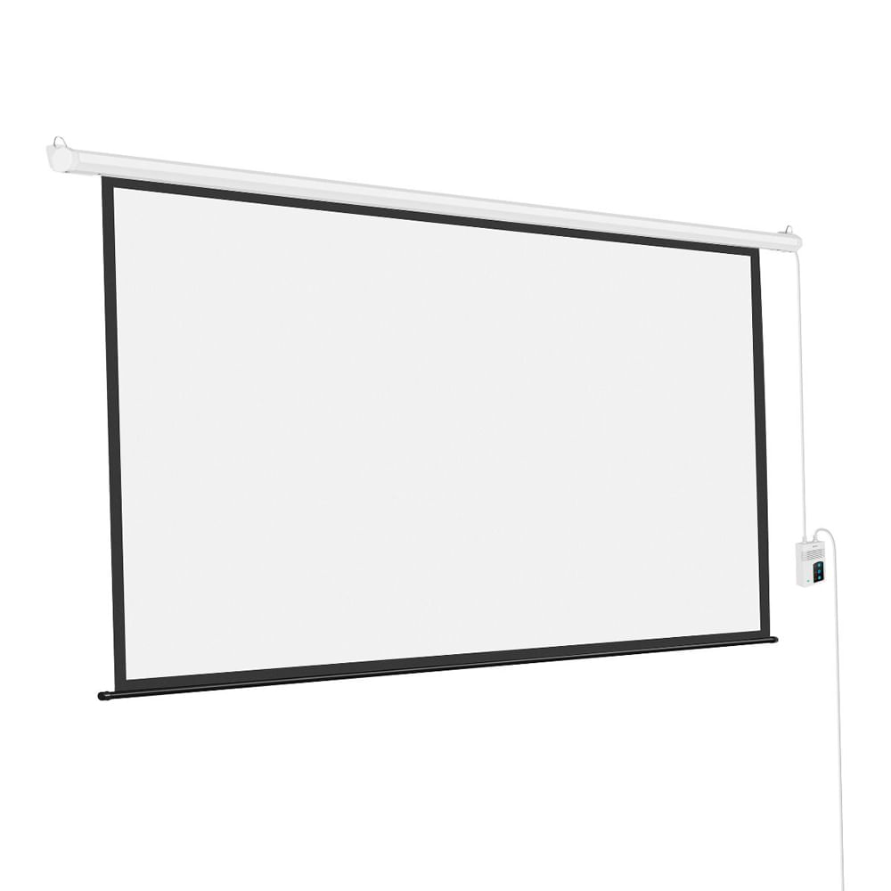 Pantalla de tela para proyector automático de 100" pulgadas