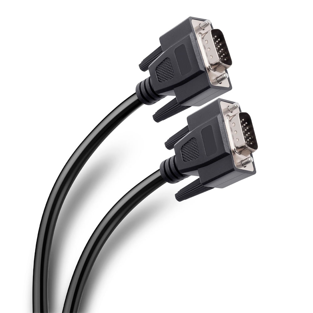 Adaptador para monitor VGA Steren macho-macho 1.8m