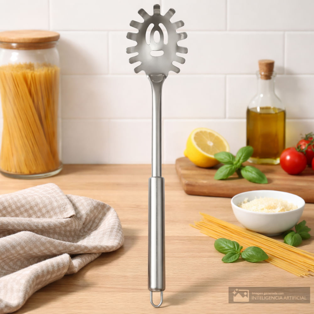 Cuchara de acero inoxidable para espagueti 31 cm