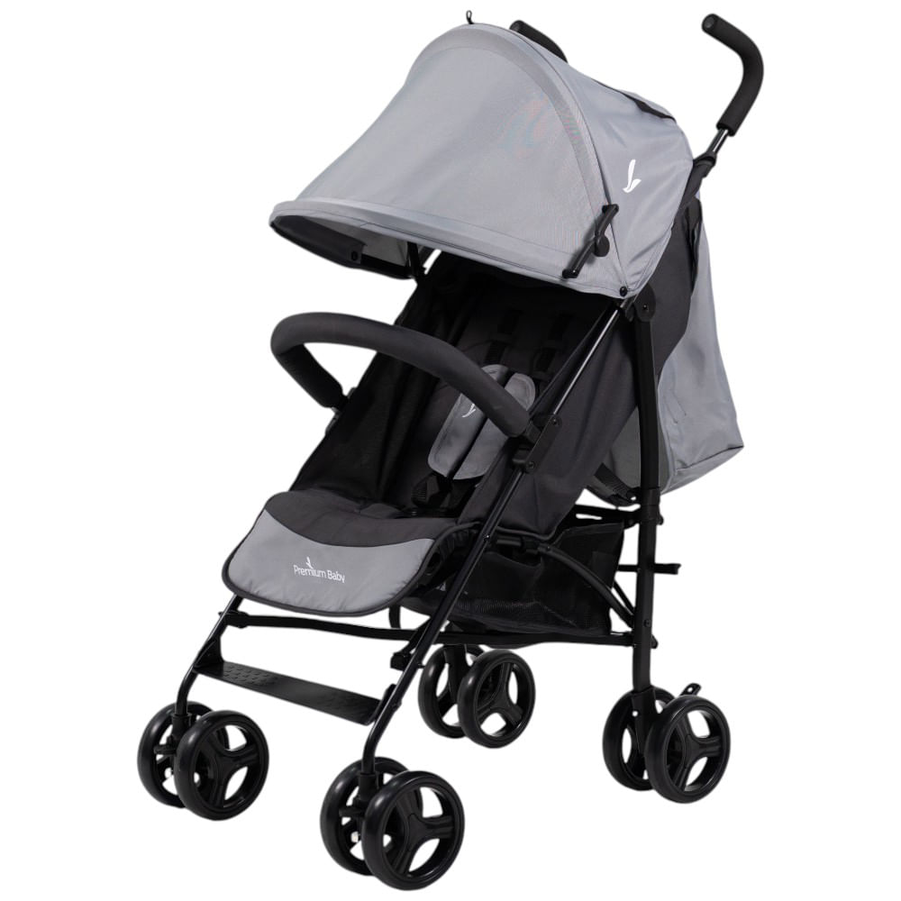 Coche Premium bab16 Aero gris para bebé