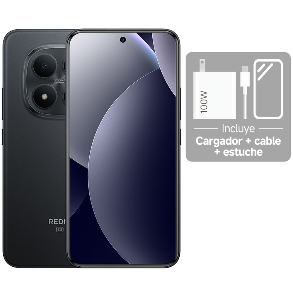 Celular REDMI Note 15 Pro+ 5G 12GB RAM 512 ROM 6.83" (17.35 cm) Snapdragon® 7s Gen 4 Cámara Posterior 200 MP