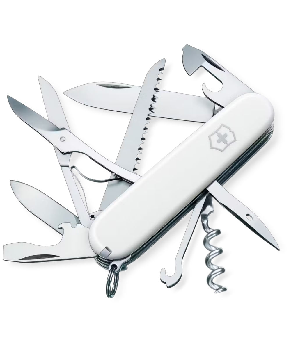 Navaja Suiza Victorinox Huntsman Blanca 15 Funciones 91 mm