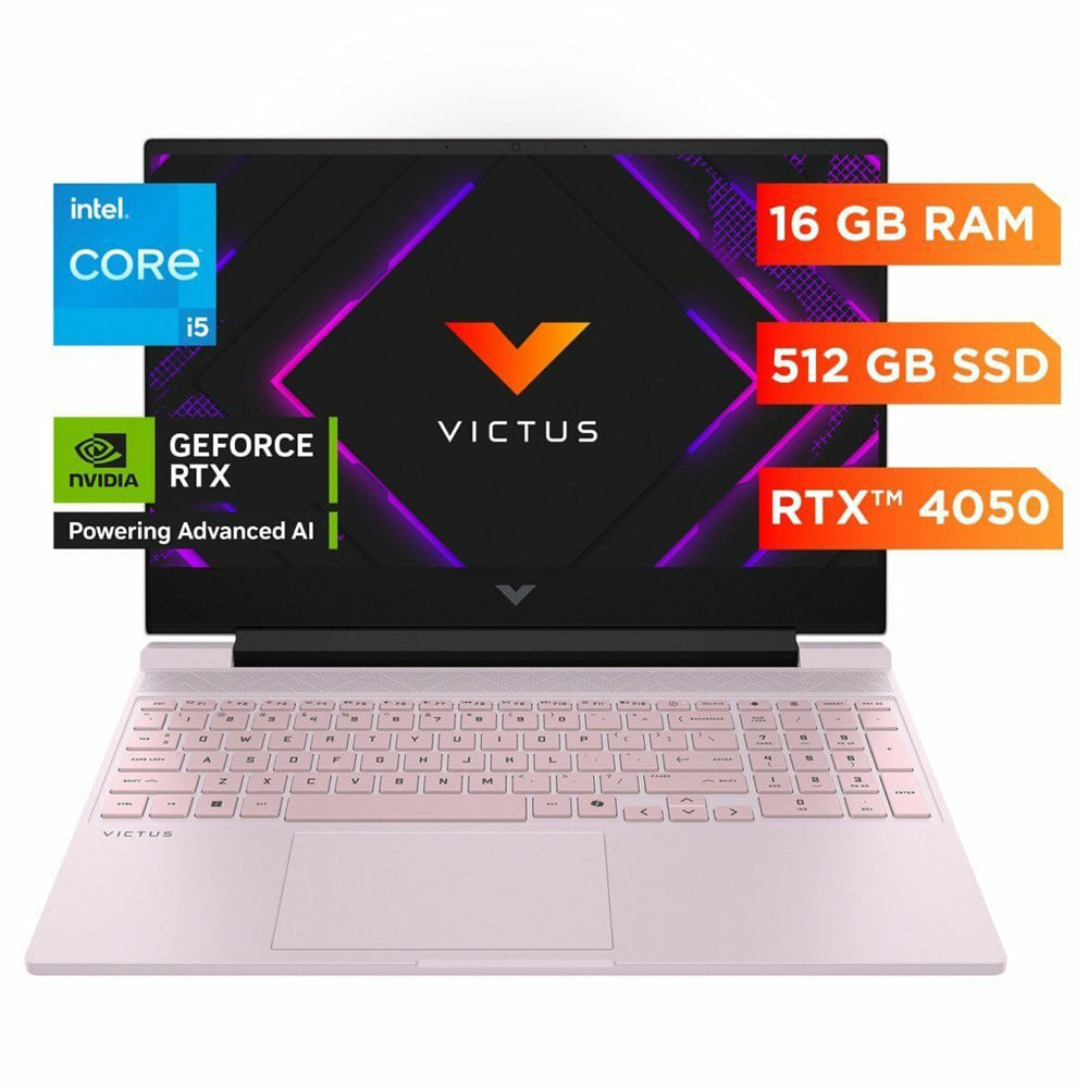 Laptop Gaming Victus 15" (38.1 cm) Intel® Core i5-13420H 16GB RAM 512GB SSD Windows 11