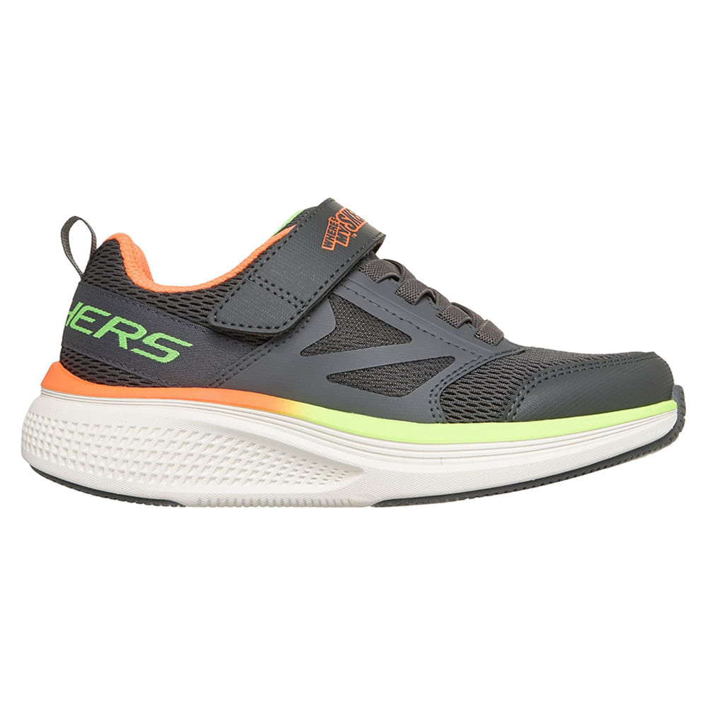 Zapato deportivo Where's My Skechers para AirTag gris para niño